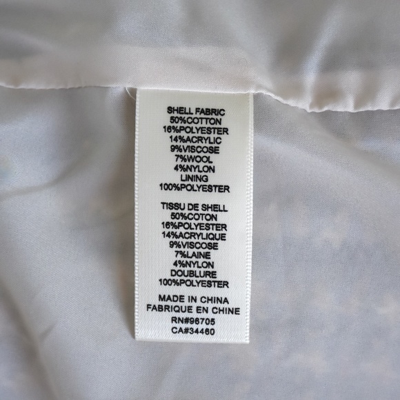 Rebecca Taylor HOUNDSTOOTH TWEED Blue/Black Tweed Blazer/Jacket NWT Sz 0 - Picture 12 of 15